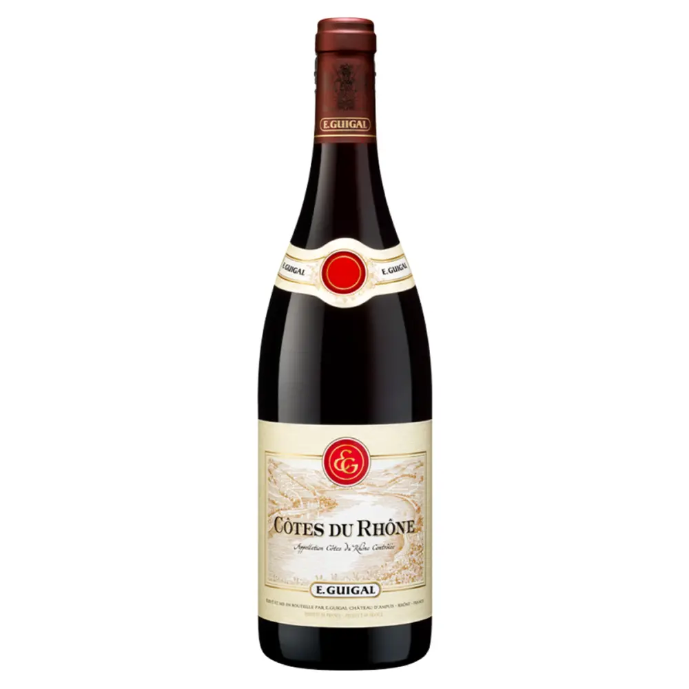 Rượu Vang Đỏ, Côtes du Rhône 2020, 15% (750ml) - E. GUIGAL