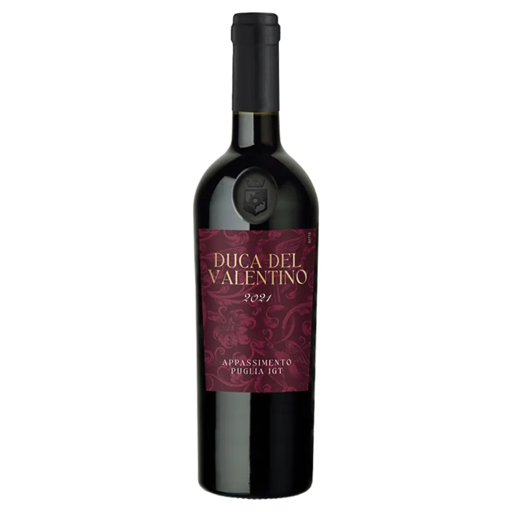 Rượu Vang Đỏ, Appassimento Puglia IGT Rosso Passito 2021, 16% (750ml) - DUCA DEL VALENTINO
