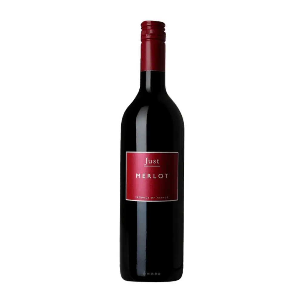 Rượu Vang Đỏ, Merlot Pays d`Oc IGP, 13.5% (37.5cl) - JUST BY PAUL SAPIN