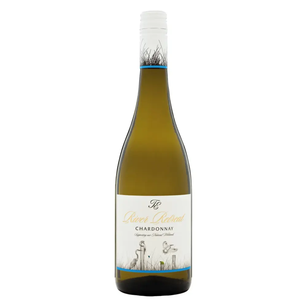 Rượu Vang Trắng, Chardonnay 2022, 13% (750ml) - RIVER RETREAT