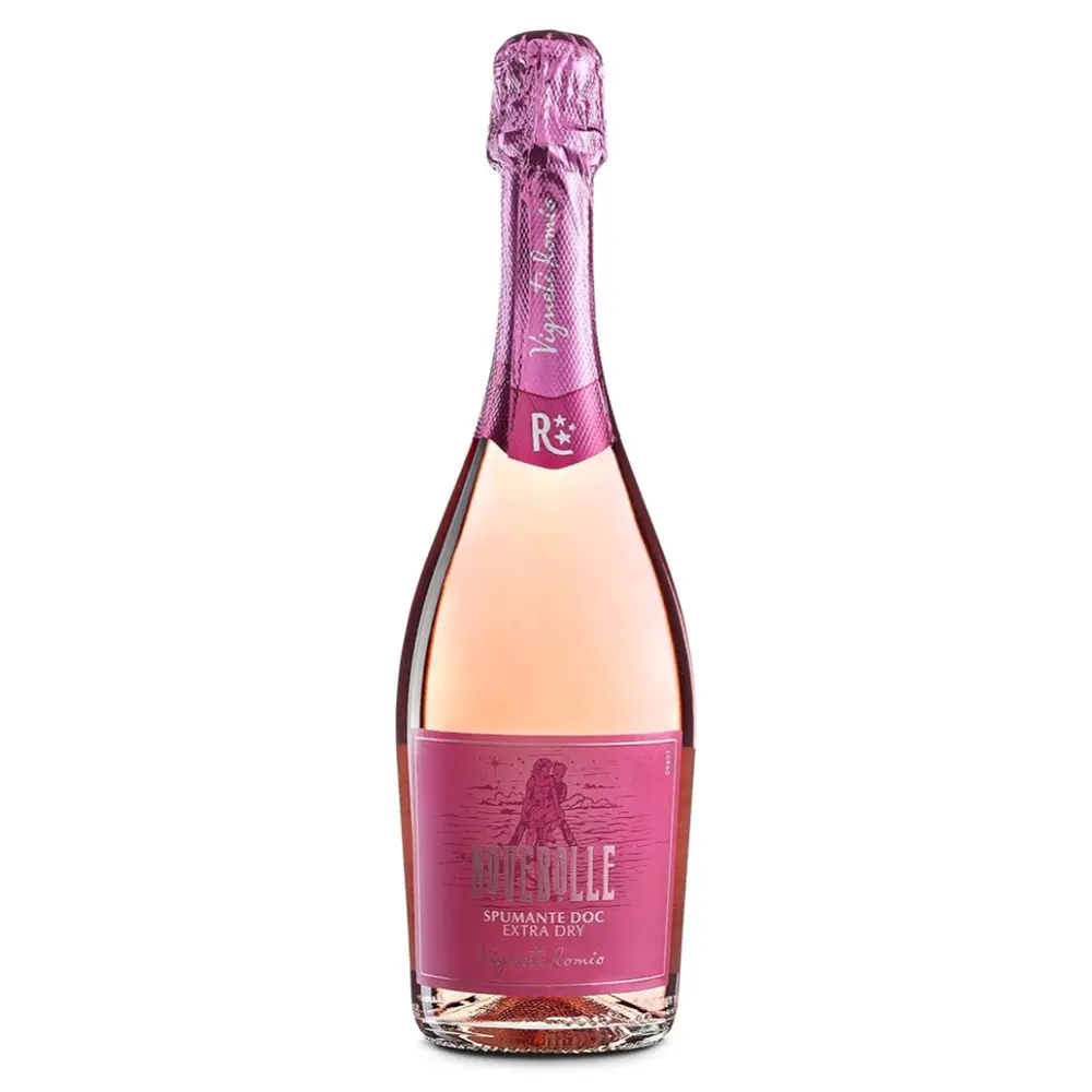 Rượu Vang Nổ Hồng, Novebolle, Romagna Spumante DOC Rosato Extra Dry, 11.5% (75cl) - VIGNETI ROMIO