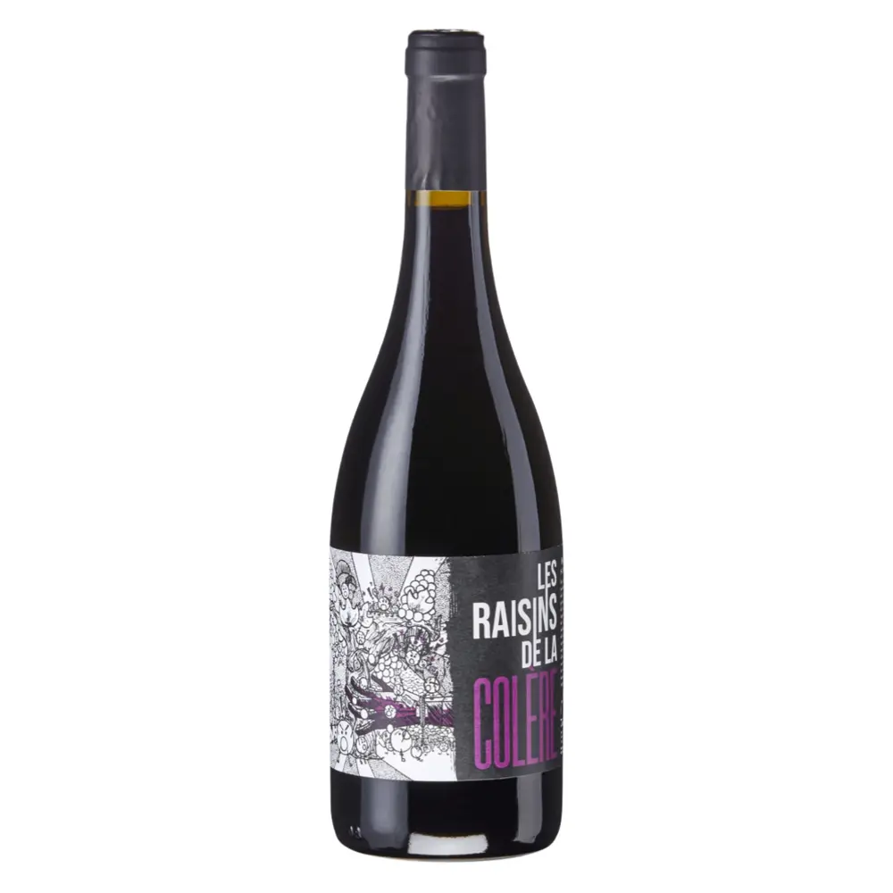 Rượu Vang Đỏ Hữu Cơ, AOC Bordeaux Sans Soufre 2021, 13% (75cl) - LES RAISINS DE LA COLERE