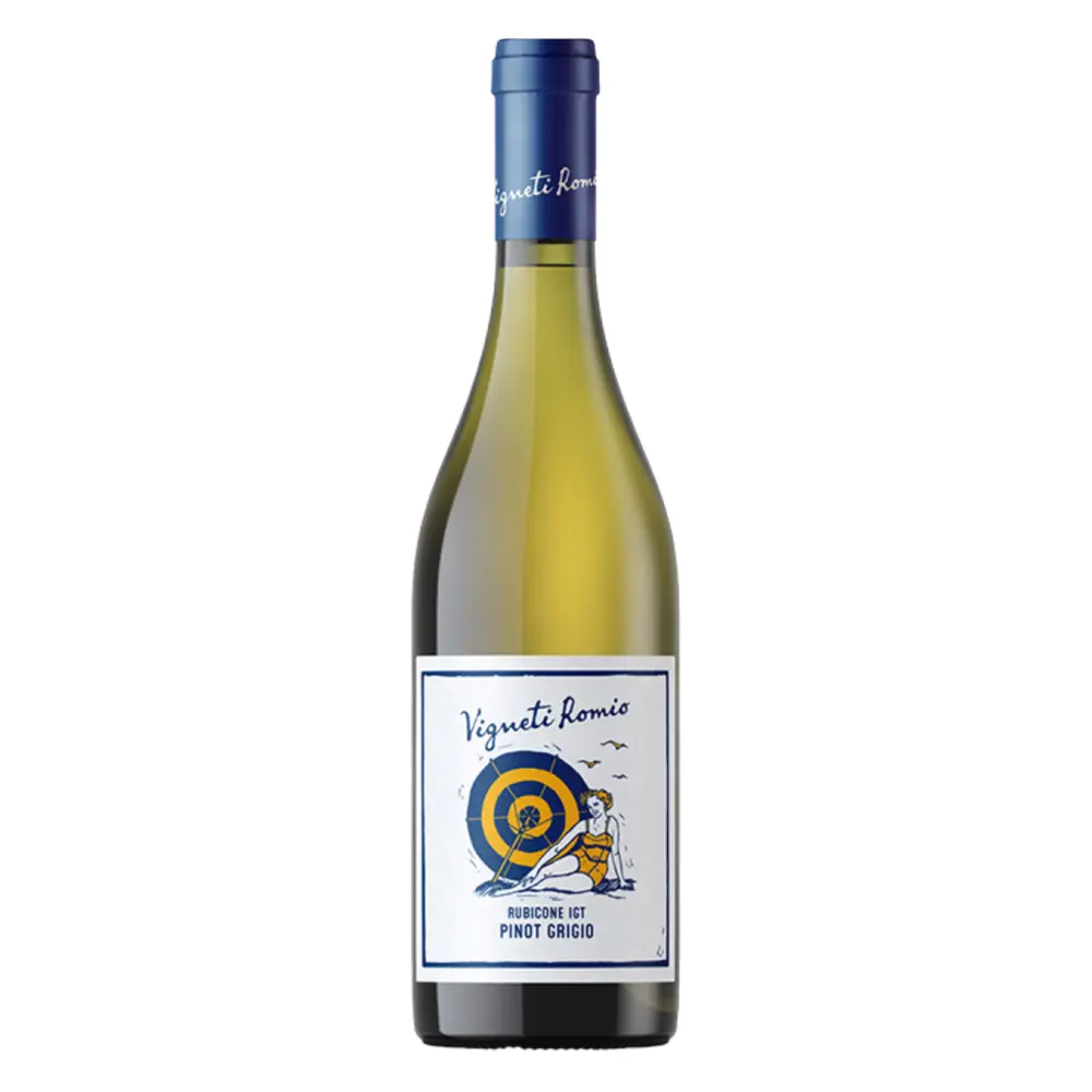 Rượu Vang Trắng, Rubicone IGT Pinot Grigio 2023, 12% (75cl) - VIGNETI ROMIO