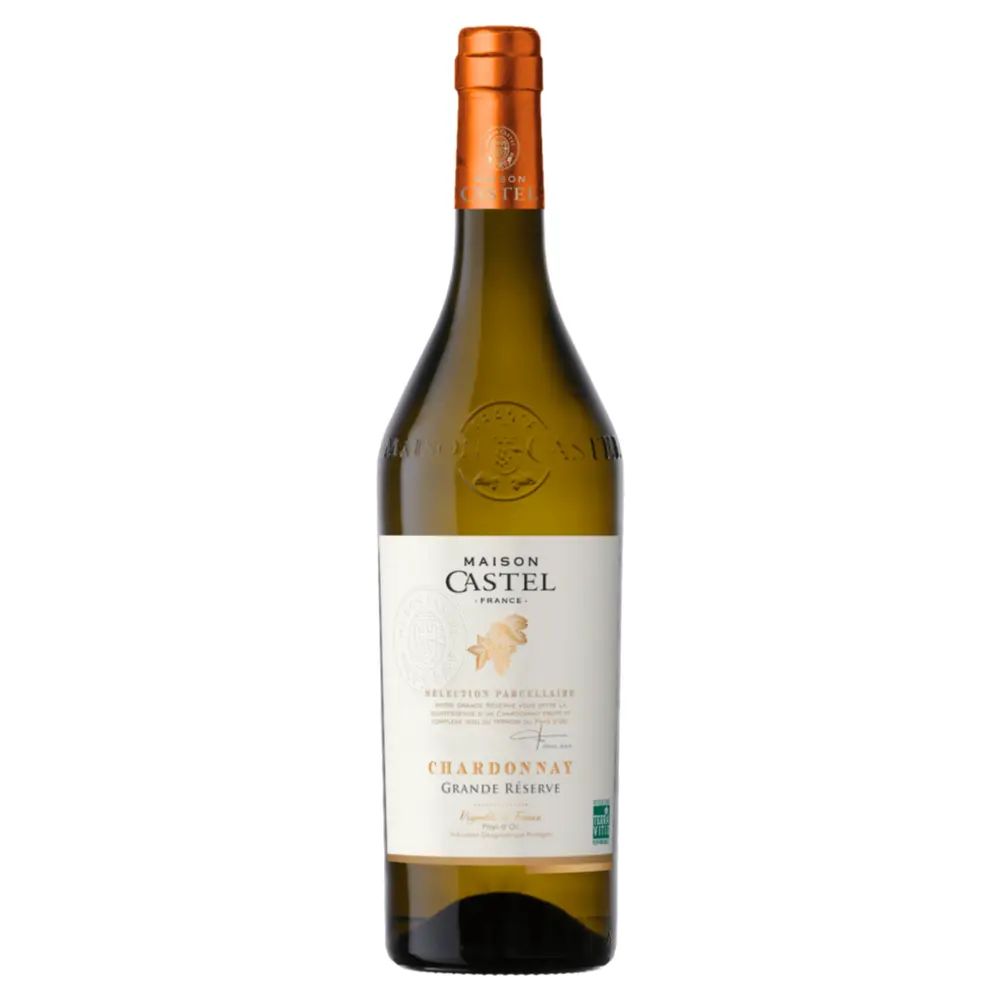 Rượu Vang Trắng, Chardonnay Grande Réserve, Pays d`Oc IGP 2023, 13.5% (750ml) - MAISON CASTEL
