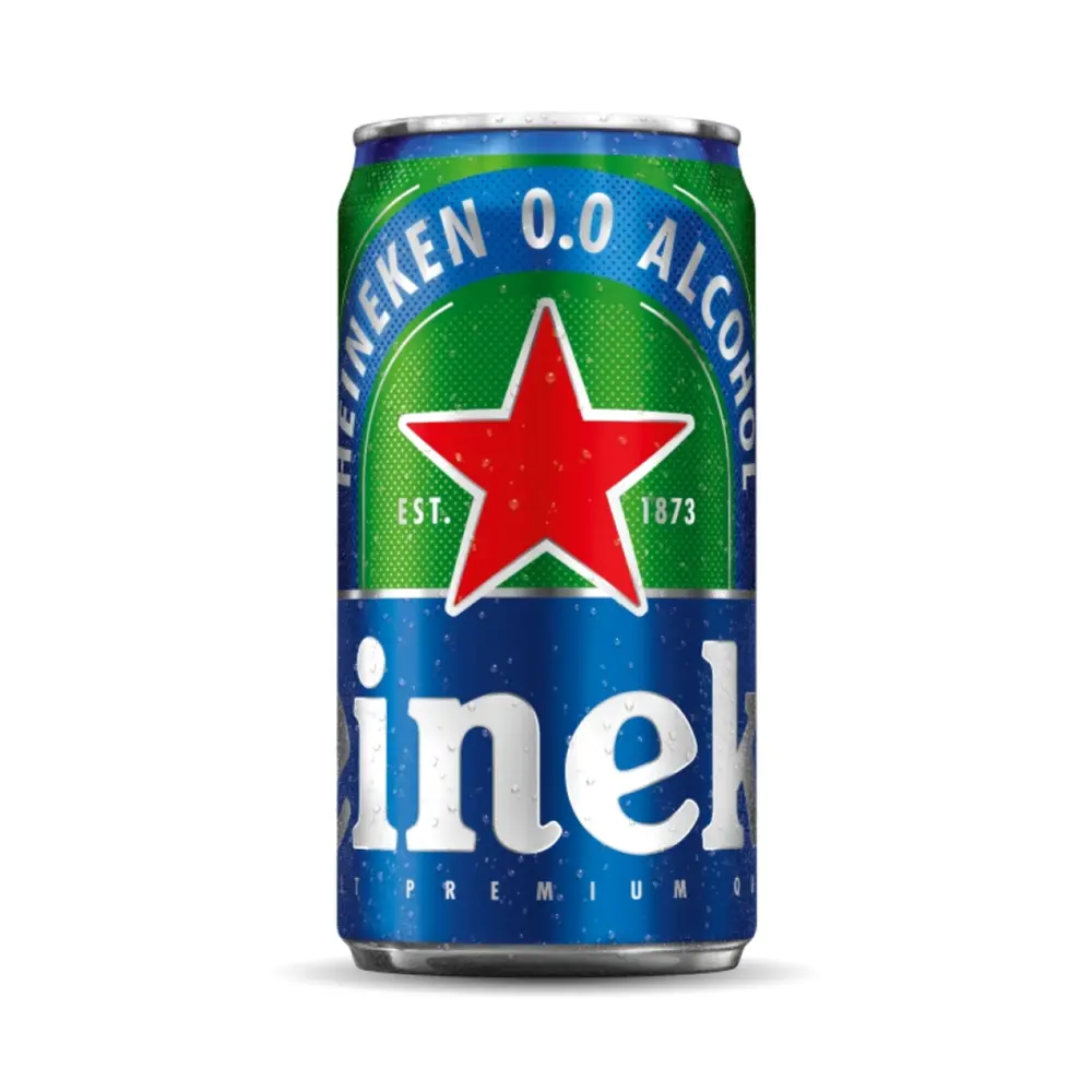 Bia Heineken Không Cồn 0.0, Non-Alcoholic Beer, 0.0% (250ml) - HEINEKEN