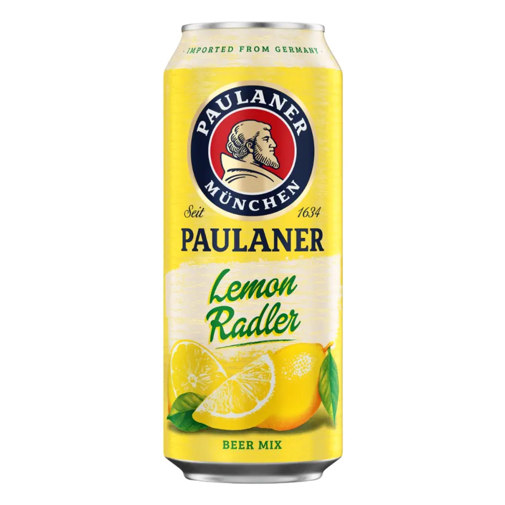 Bia Đức Vị Chanh, Beer Mix, Lemon Radler, 2.5% (500ml) - PAULANER
