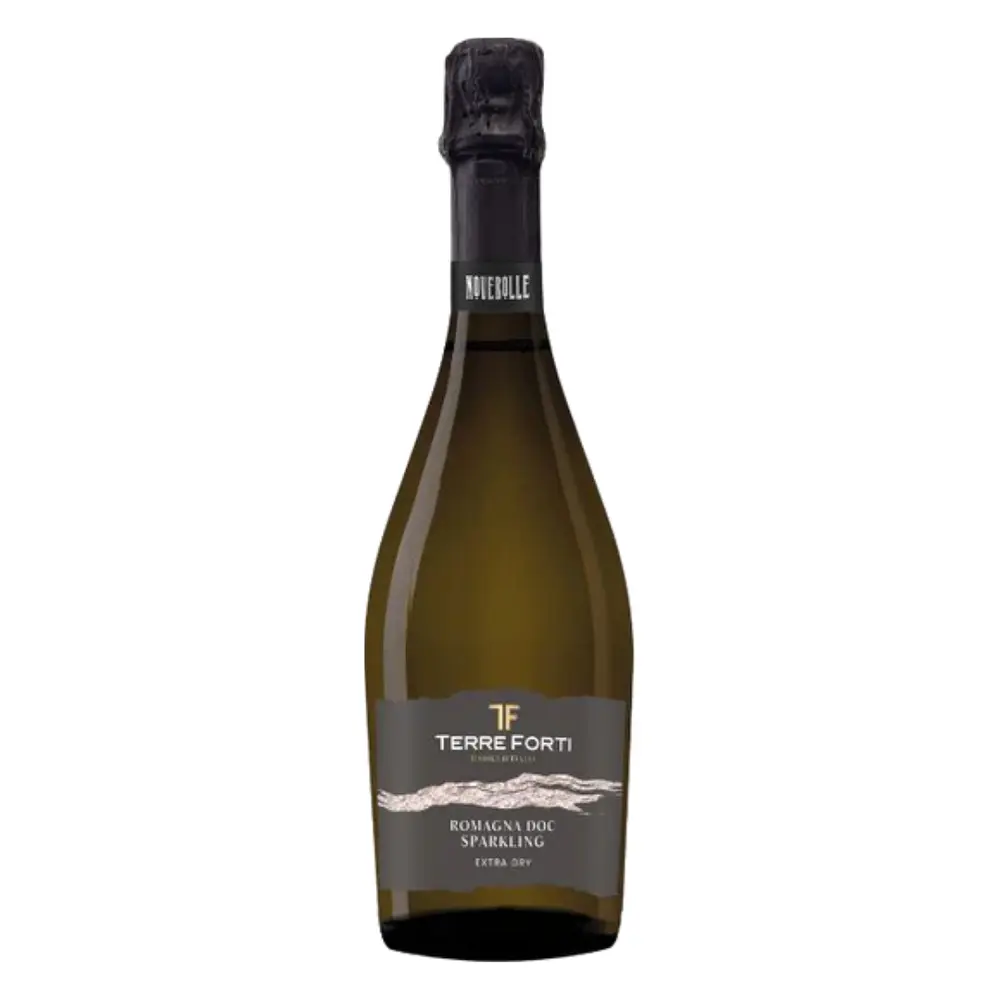 Rượu Vang Nổ, Novebolle, Romagna DOC Sparkling, Extra Dry, 11.5% (750ml) - TERRE FORTI