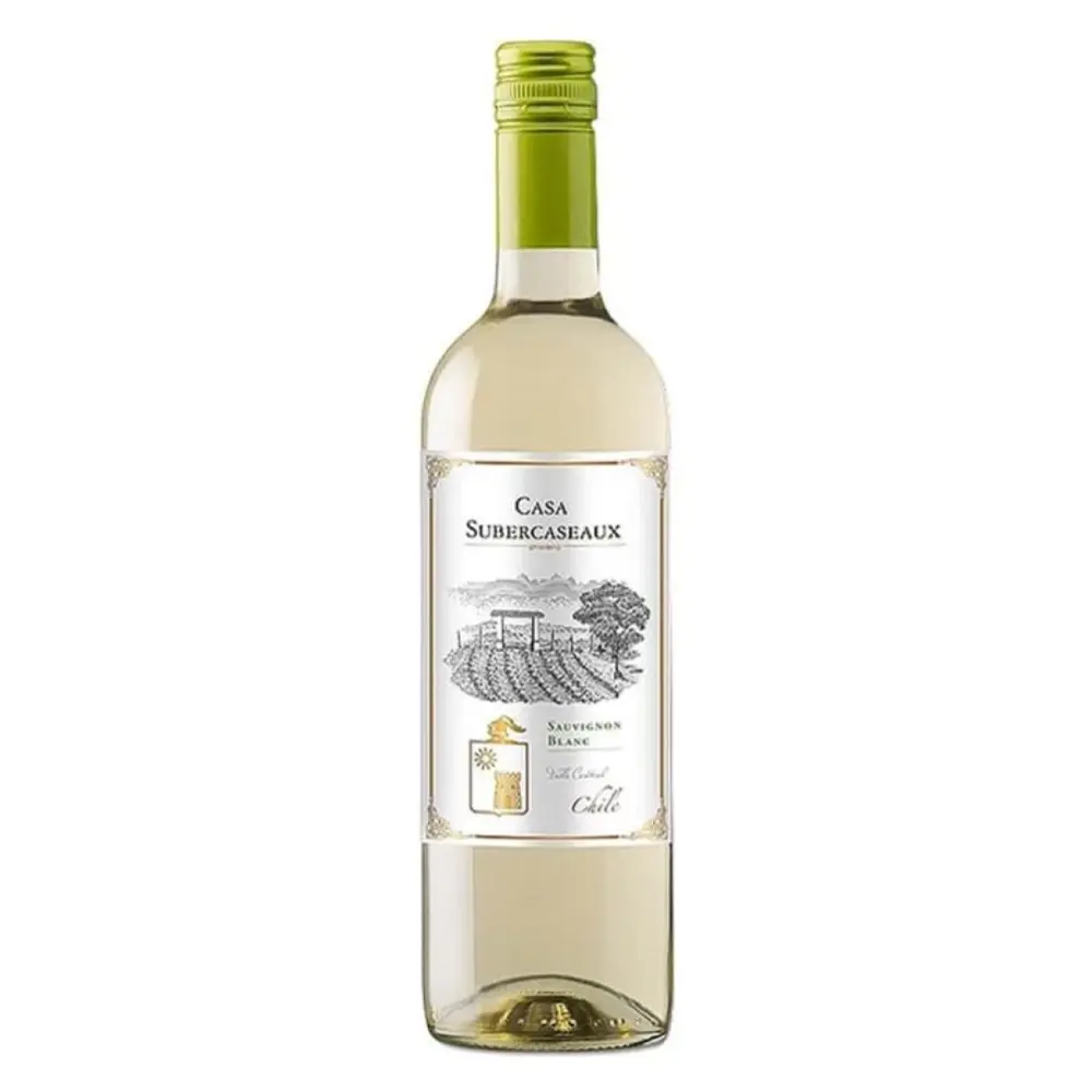 Rượu Vang Trắng, Sauvignon Blanc, 12.5% (750ml) - CASA SUBERCASEAUX