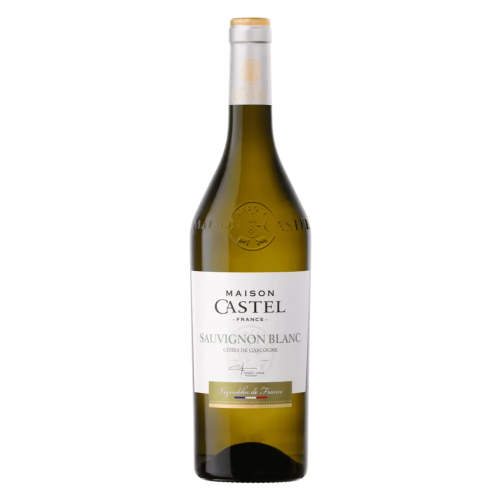 Rượu Vang Trắng, Sauvignon Blanc, Côtes de Gascogne IGP 2023, 11% (750ml) - MAISON CASTEL