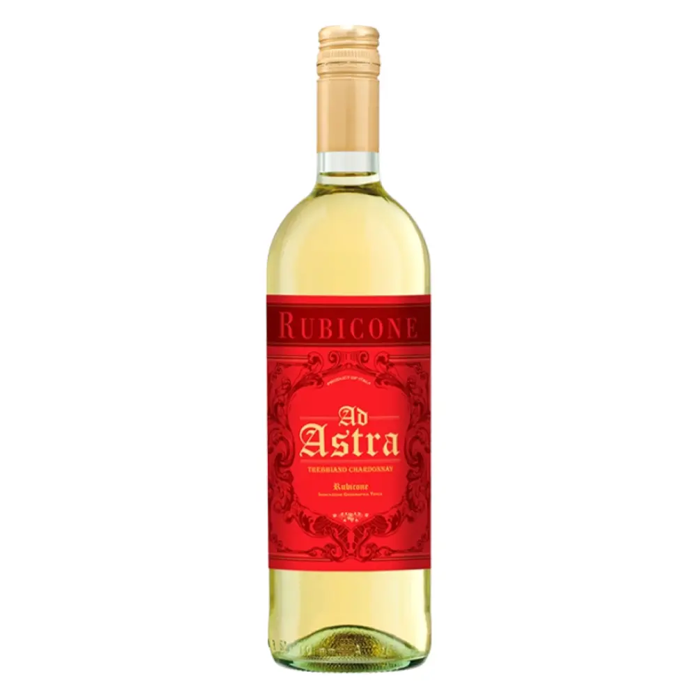 Rượu Vang Trắng, Trebbiano Chardonnay Rubicone IGT 2023, 12% (0.75L) - AD ASTRA