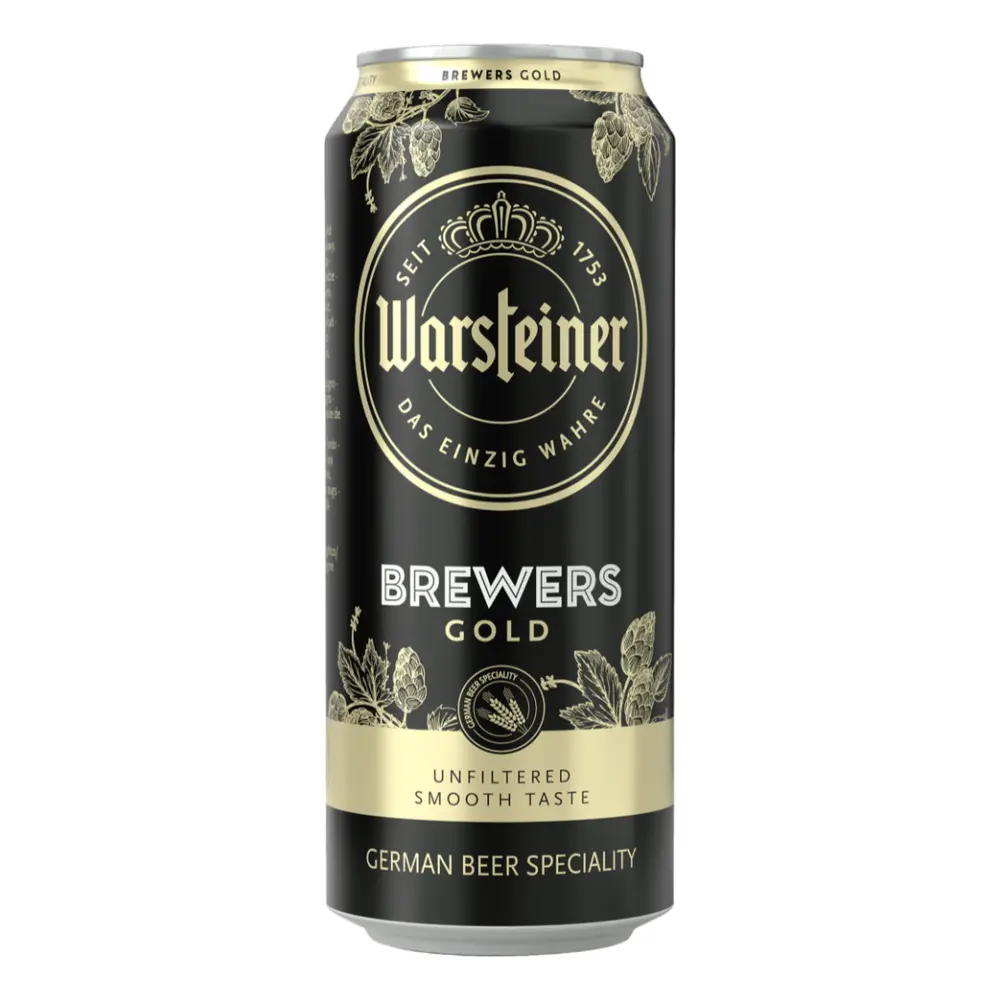 Bia Đức, Brewers Gold, German Beer Speciality Unfiltered Smooth Taste, 5.2% (500ml) - WARSTEINER