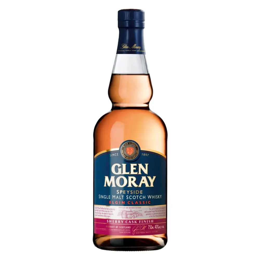 Rượu Whisky, Speyside Single Malt Scotch Whisky, Elgin Classic, Sherry Cask Finish, 40% (70cl) - GLEN MORAY