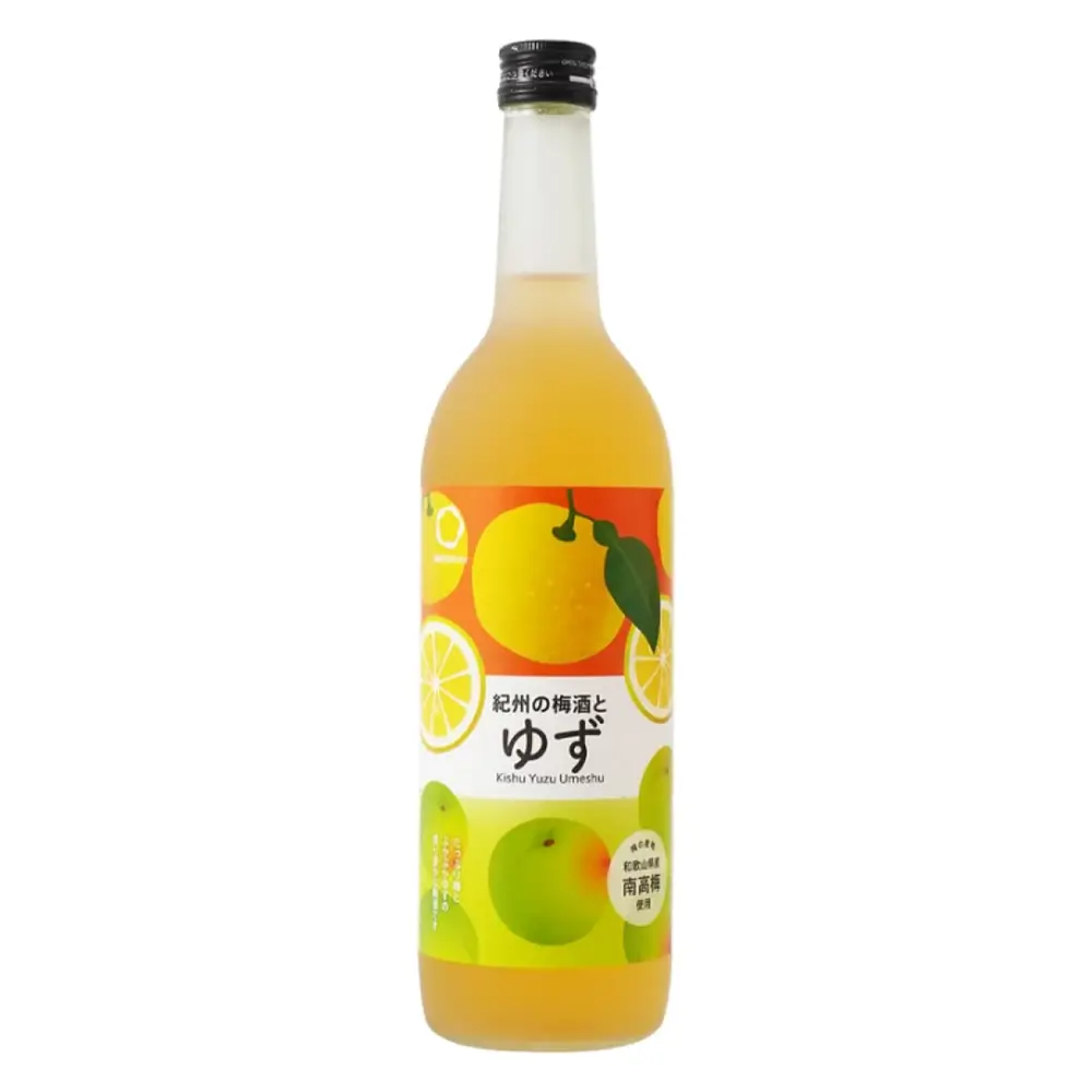 Rượu Mơ Chanh Yuzu, Kishu Yuzu Umeshu, 12% (720ml) - NAKANO