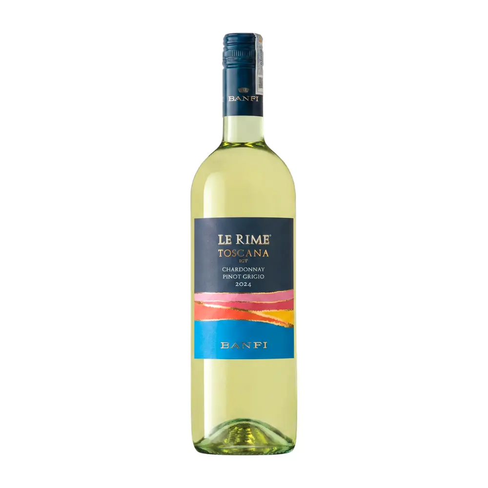 Rượu Vang Trắng, Le Rime, Toscana IGT Chardonnay Pinot Grigio 2024, 12.5% (375ml) - BANFI