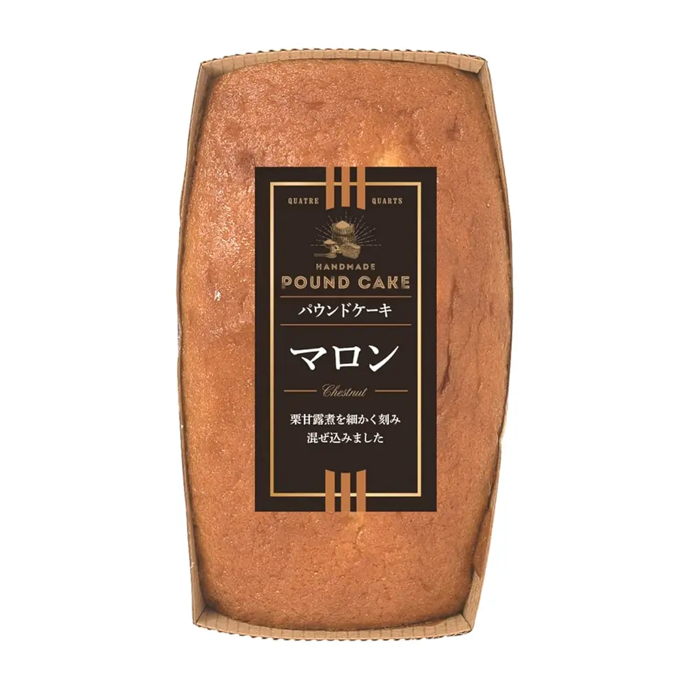 Bánh Bông Lan Vị Hạt Dẻ, Handmade Pound Cake, Chestnut (180g) - KURIHARAEN