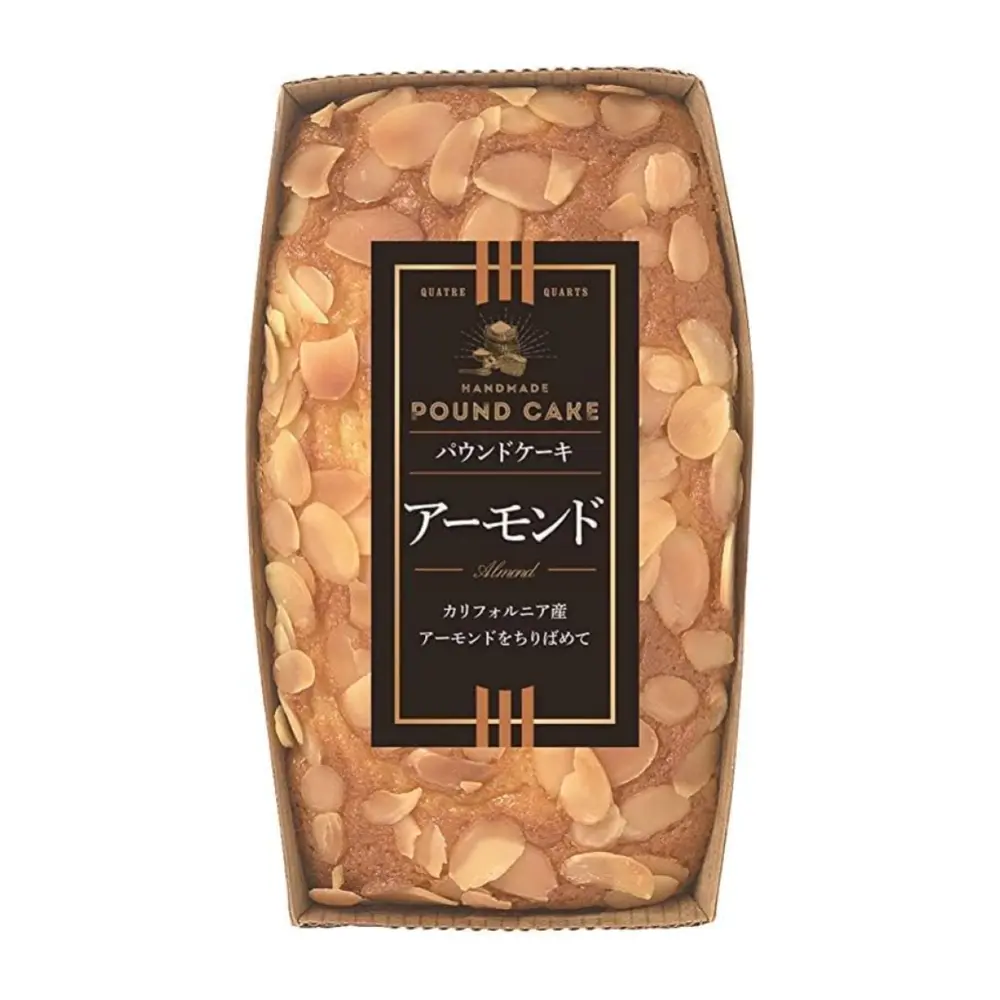 Bánh Bông Lan Hạnh Nhân, Handmade Pound Cake, Almond (180g) - KURIHARAEN