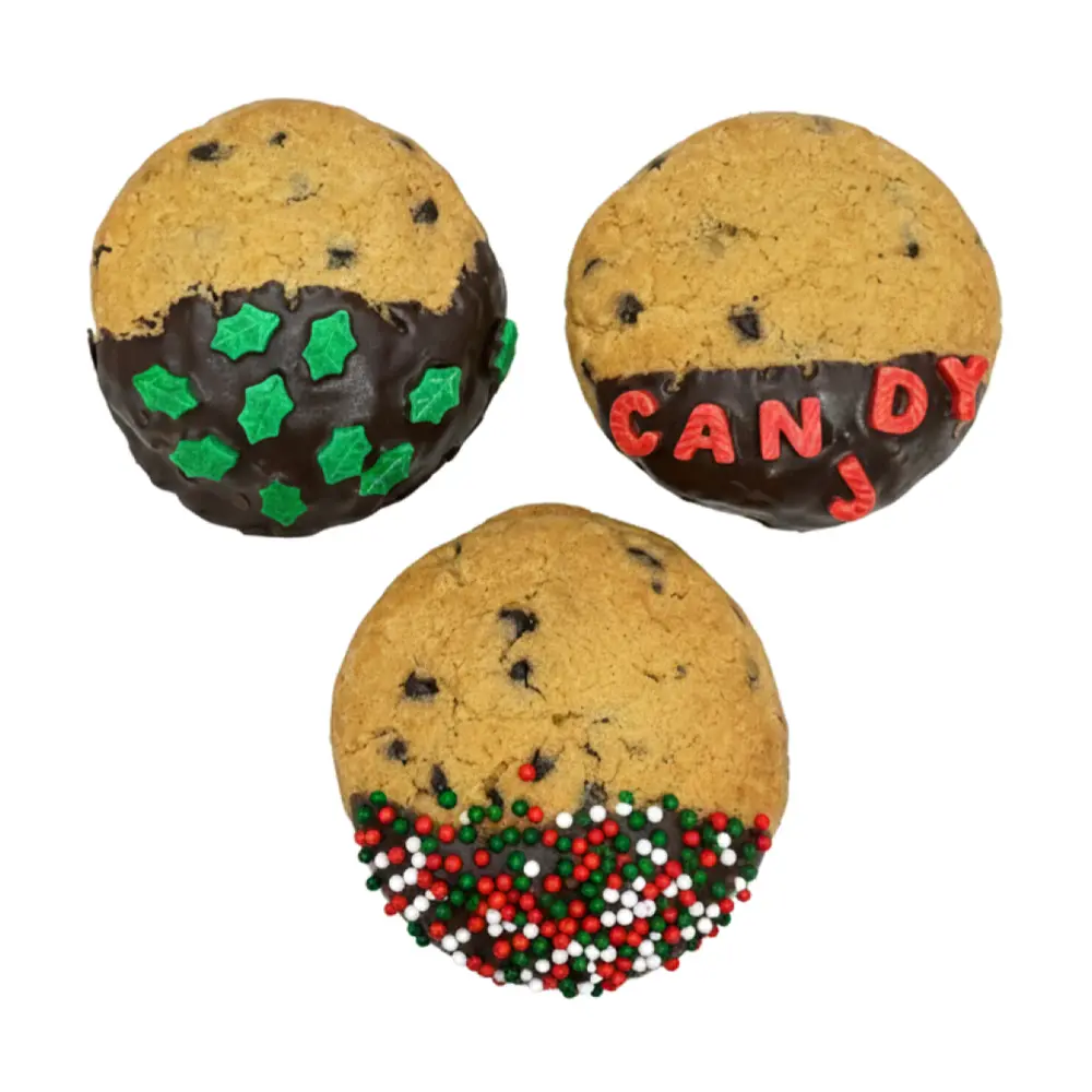 Bánh Quy Hạt Socola Giáng Sinh, Chocochip Christmas Cookie, 1 Cái (50g) - HARVEST BAKING