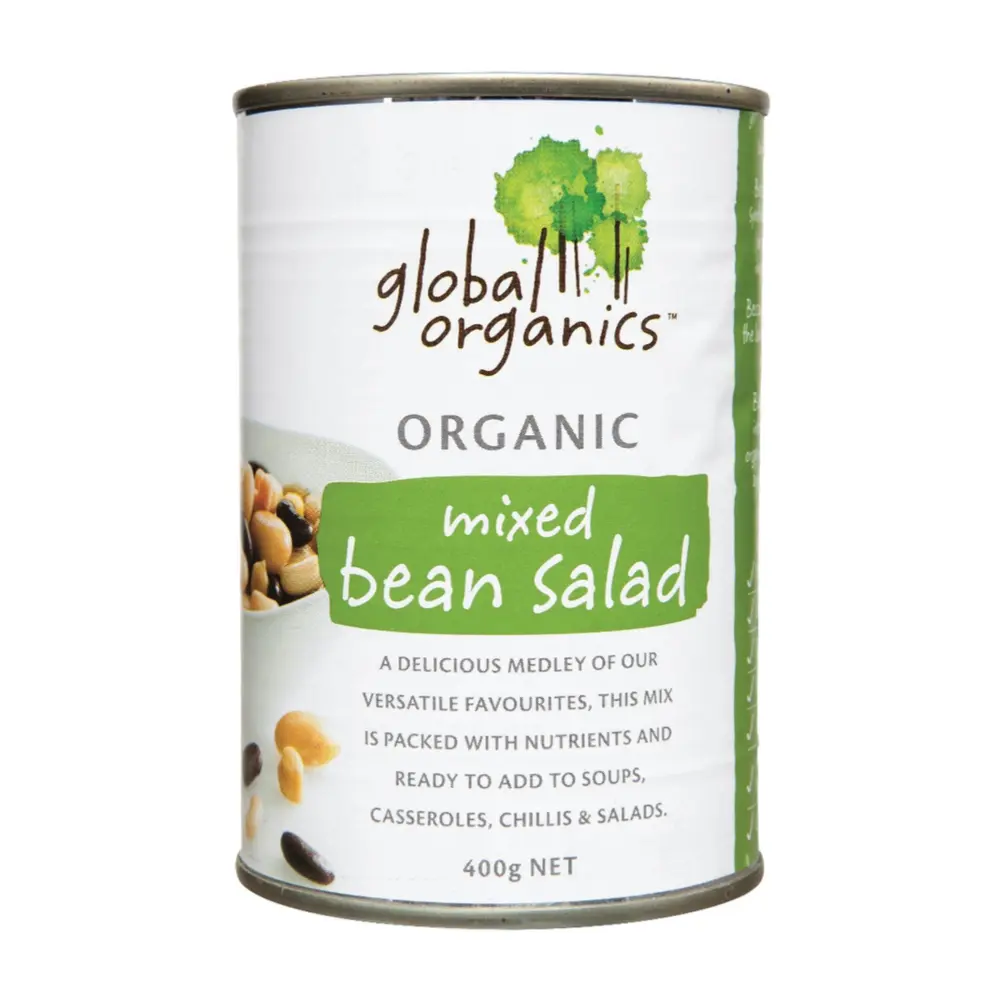 Đậu Hầm Nhiều Loại Hữu Cơ, Organic Mixed Bean Salad (400g) - GLOBAL ORGANICS