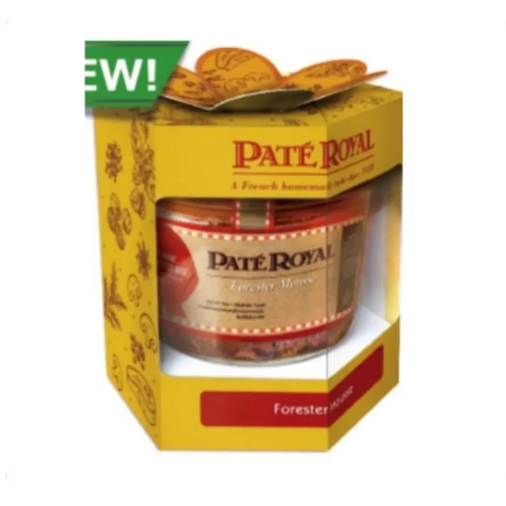 Pate Thịt Hương Nấm Rừng, Forester Mousse, Gift Box (180g) - PATÉ ROYAL