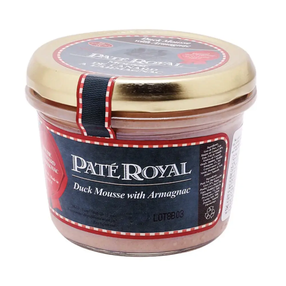 Pate Vịt Vị Armagnac, Duck Mousse with Armagnac (180g) - PATÉ ROYAL