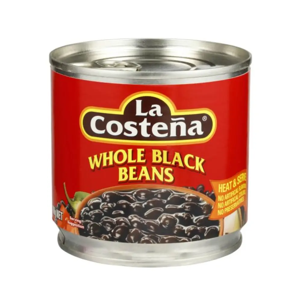 Đậu Đen Nguyên Hạt, Whole Black Beans, 14.1 oz (400g) - LA COSTENA