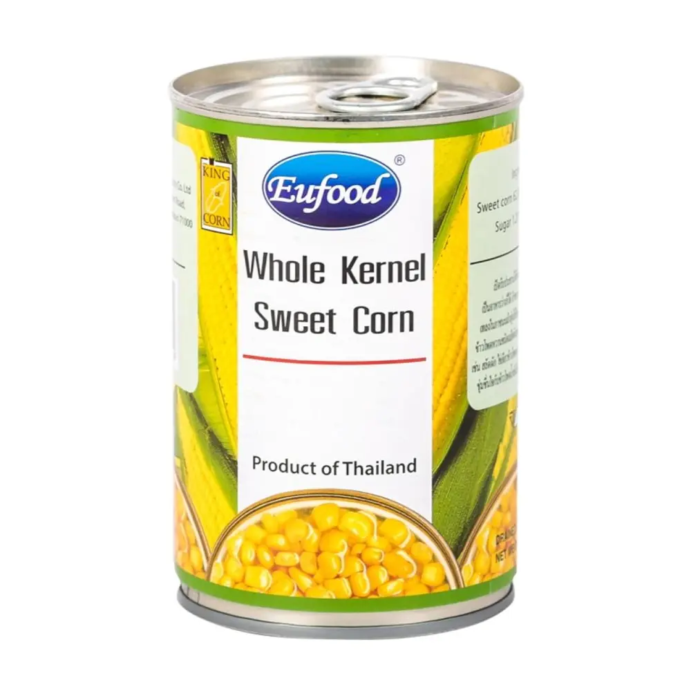 Ngô Ngọt Nguyên Hạt, Whole Kernel Sweet Corn (410g) - EUFOOD