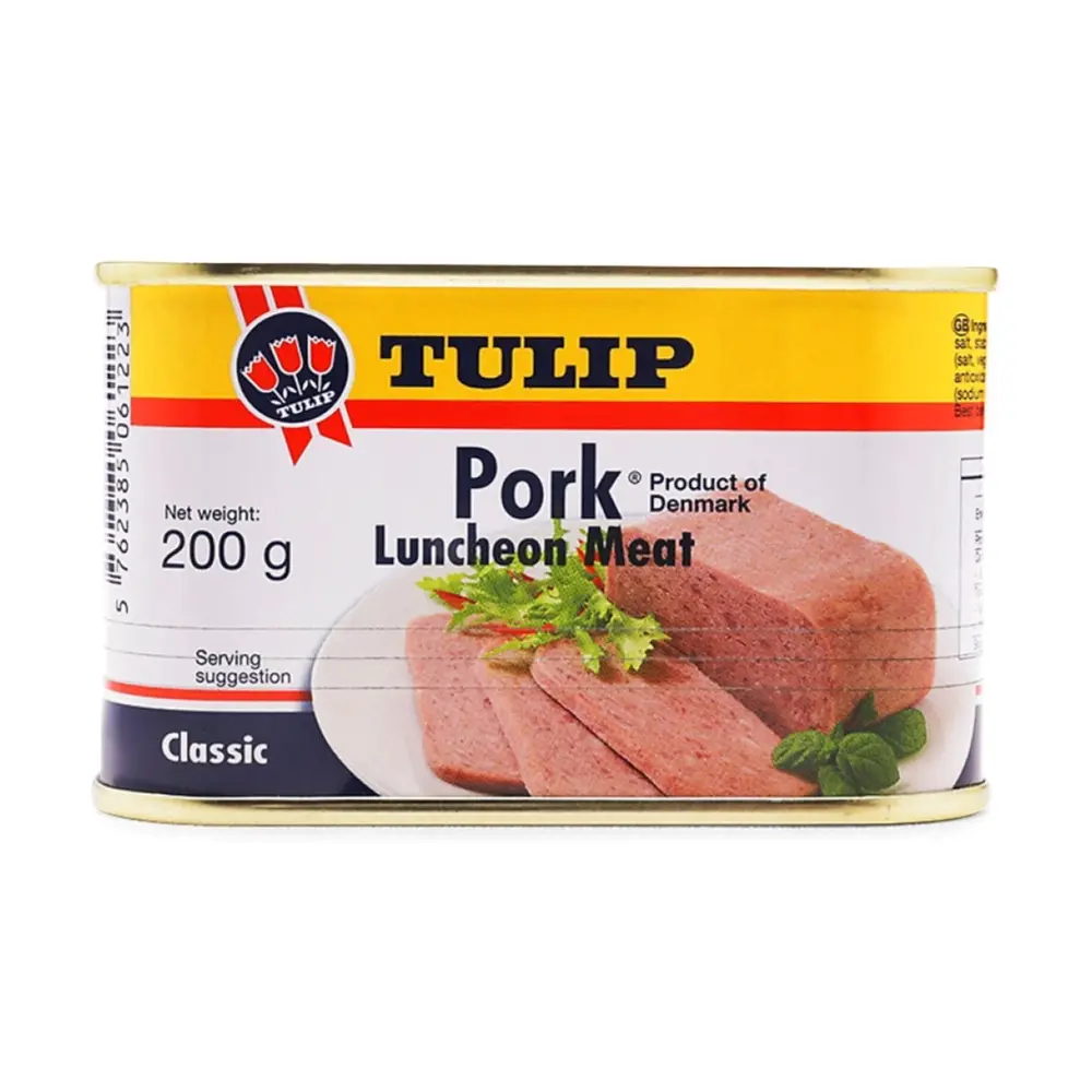 Thịt Heo Hộp, Pork Luncheon Meat, Classic (200g) - TULIP