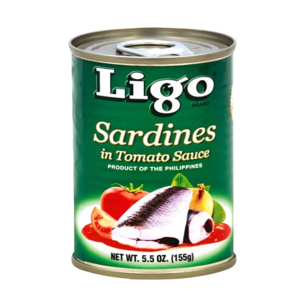 Cá Mòi Sốt Cà, Sardines in Tomato Sauce (155g) - LIGO