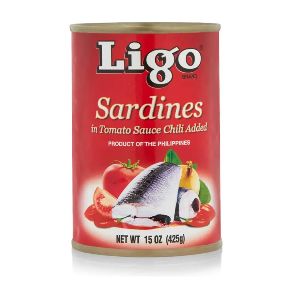 Cá Mòi Sốt Cà Vị Ớt Cay, Sardines in Tomato Sauce Chili Added (155g) - LIGO