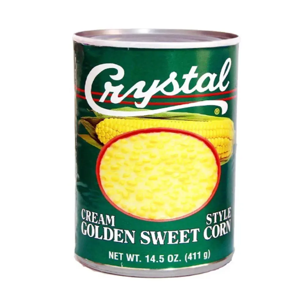 Bắp Kem, Cream Style Golden Sweet Corn, 14.5 oz (411g) - CRYSTAL