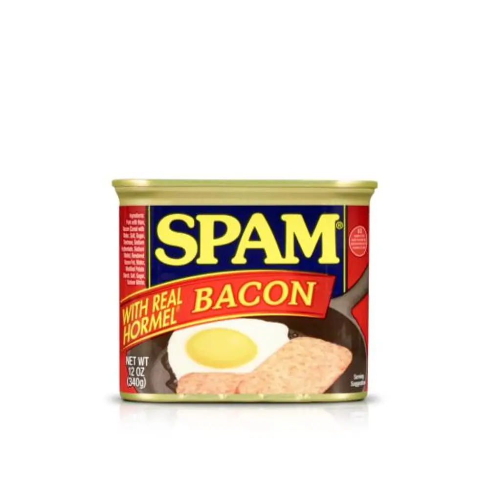 Thịt Hộp, Spam, with Real Hormel Bacon, 12 oz (340g) - HORMEL FOODS