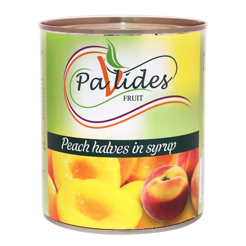 Đào Miếng Ngâm Siro, Peach Halves in Syrup, 28.9 oz (820g) - PAVLIDES