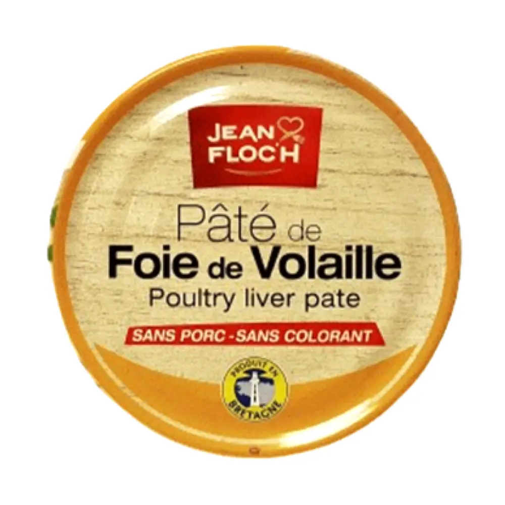 Pate Gan Gà, Pate de Foie de Volaille, Poultry Liver Pate (78g) - JEAN FLOC'H