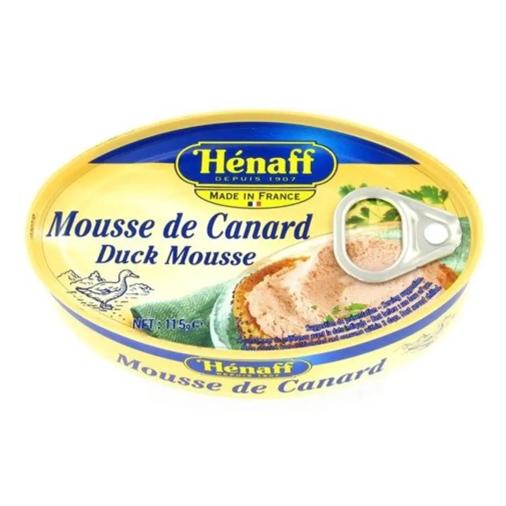 Pate Gan Vịt, Mousse de Canard, Duck Mousse (115g) - HENAFF