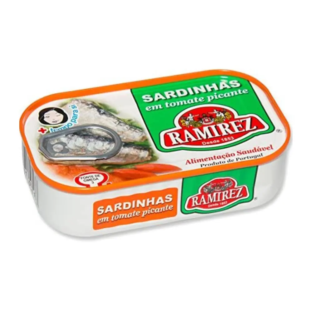 Cá Mòi Sốt Cà Vị Cay, Spiced Sardines In Tomato Sauce (125g) - RAMIREZ