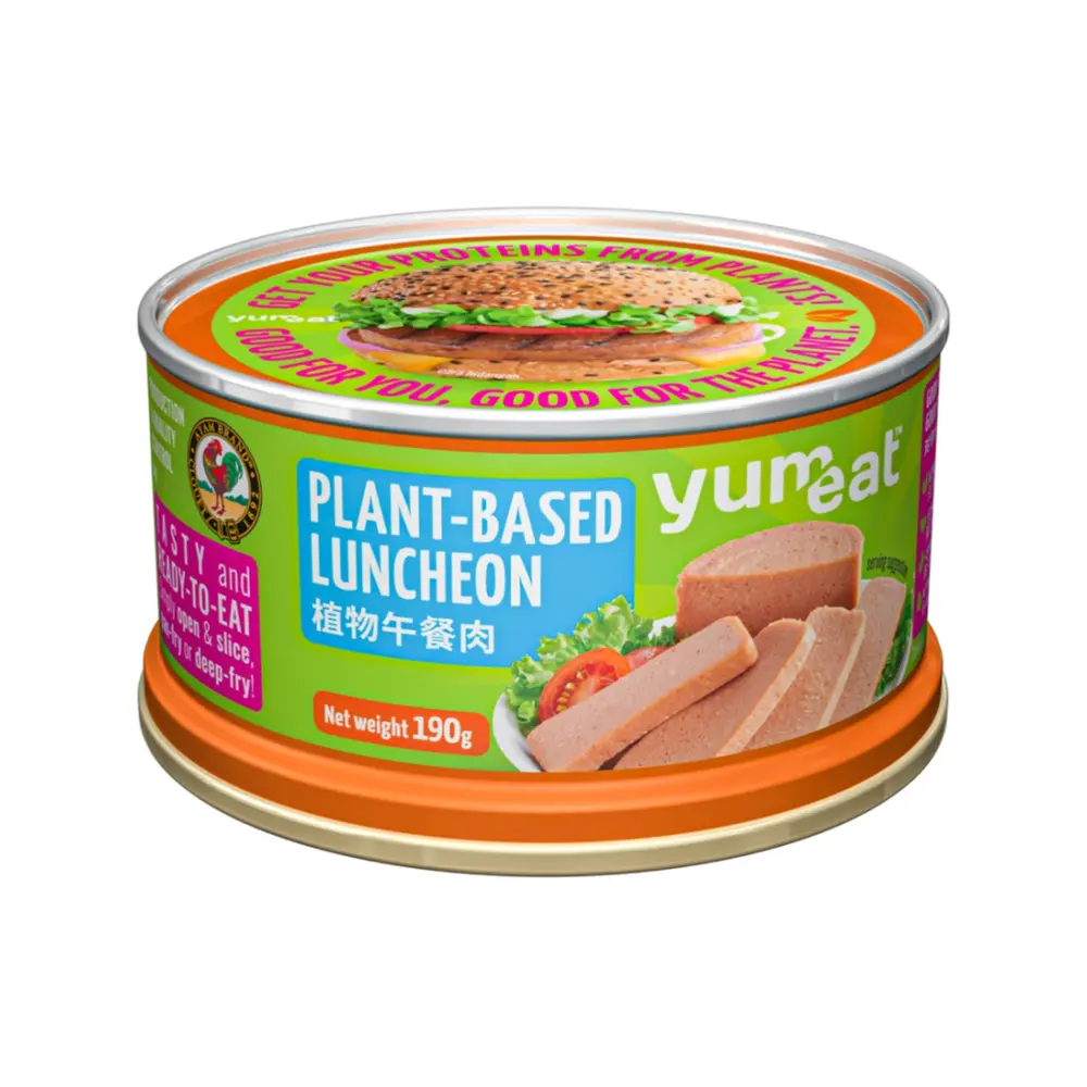 Thịt Hộp Xắt Lát Từ Thực Vật, Plant-Based Luncheon (190g) - YUMEAT