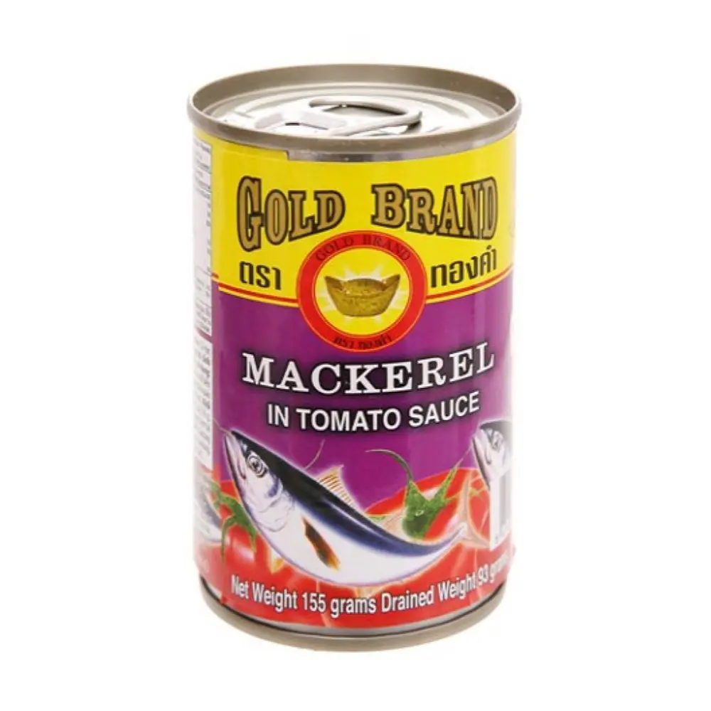 Cá Thu Hộp Sốt Cà Chua, Mackerel in Tomato Sauce (155g) - GOLD BRAND