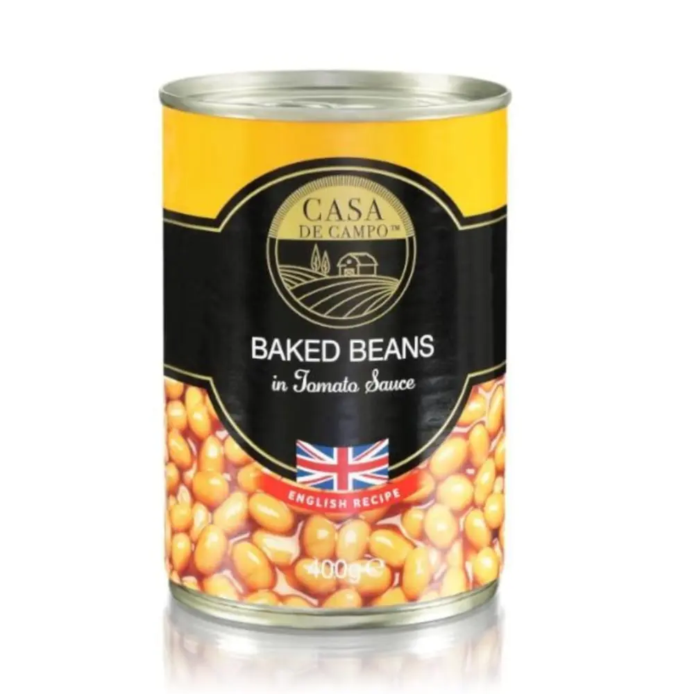 Đậu Sốt Cà Chua, Baked Beans in Tomato Sauce, English Recipe (400g) - CASA DE CAMPO
