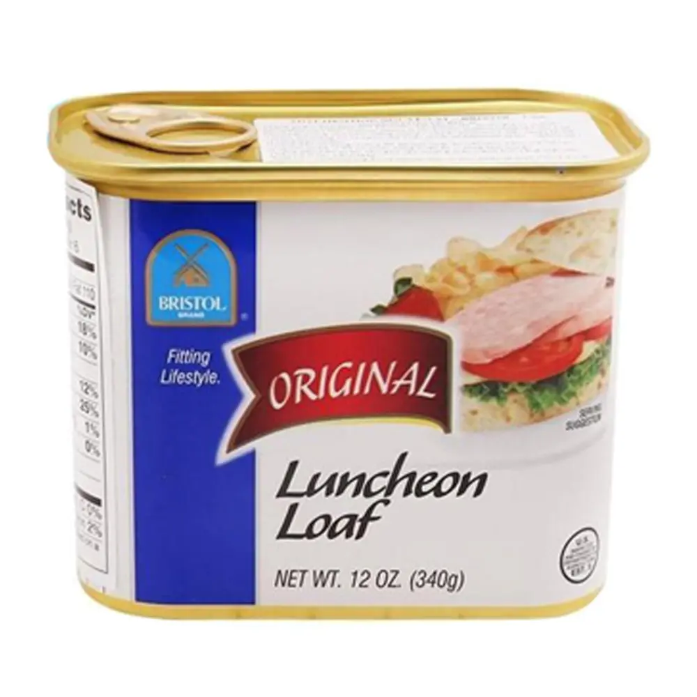 Giăm Bông Truyền Thống, Original, Luncheon Loaf, Pork & Chicken, 12 oz (340g) - BRISTOL