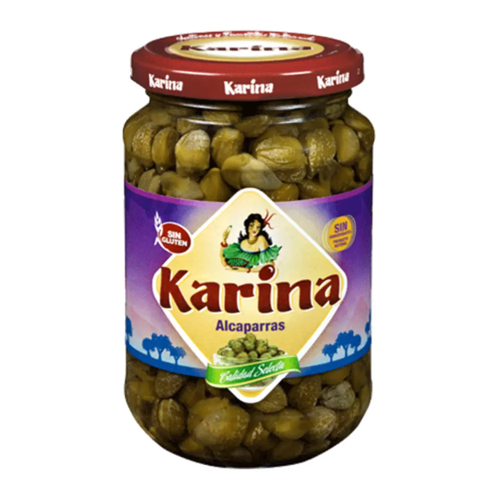 Nụ Bạch Hoa Ngâm, Alcaparras, Pickled Caper Bush, Gluten Free (360g) - KARINA