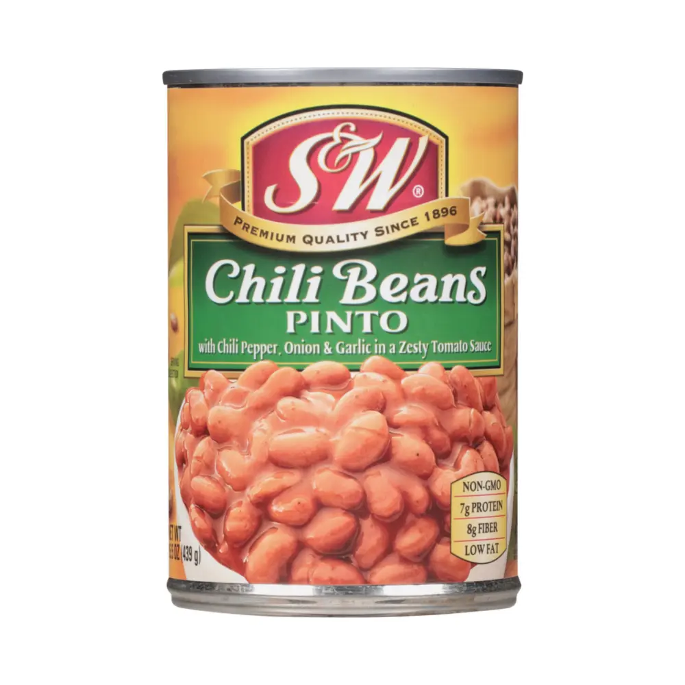 Đậu Ớt, Chilli Beans, Pinto, 15 oz (425g) - S&W