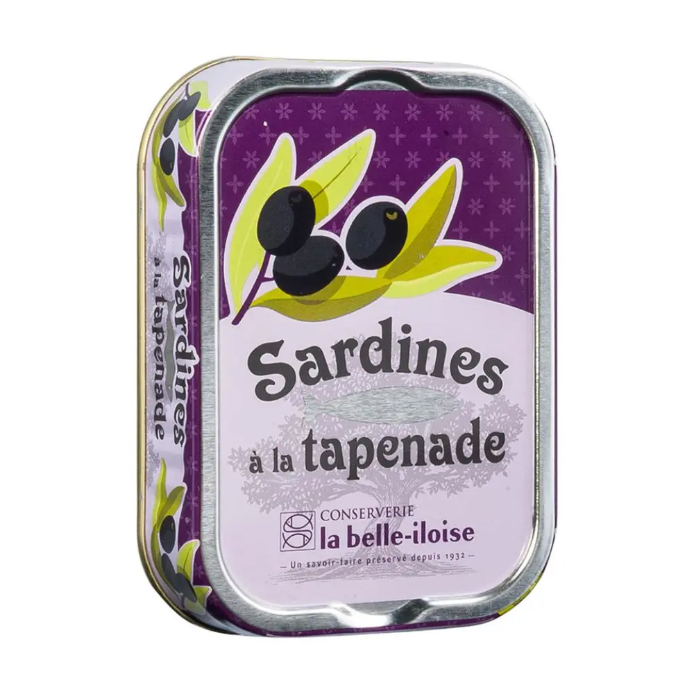 Cá Mòi Sốt Oliu, Sardines a la Tapenade (115g) - LA BELLE-ILOISE