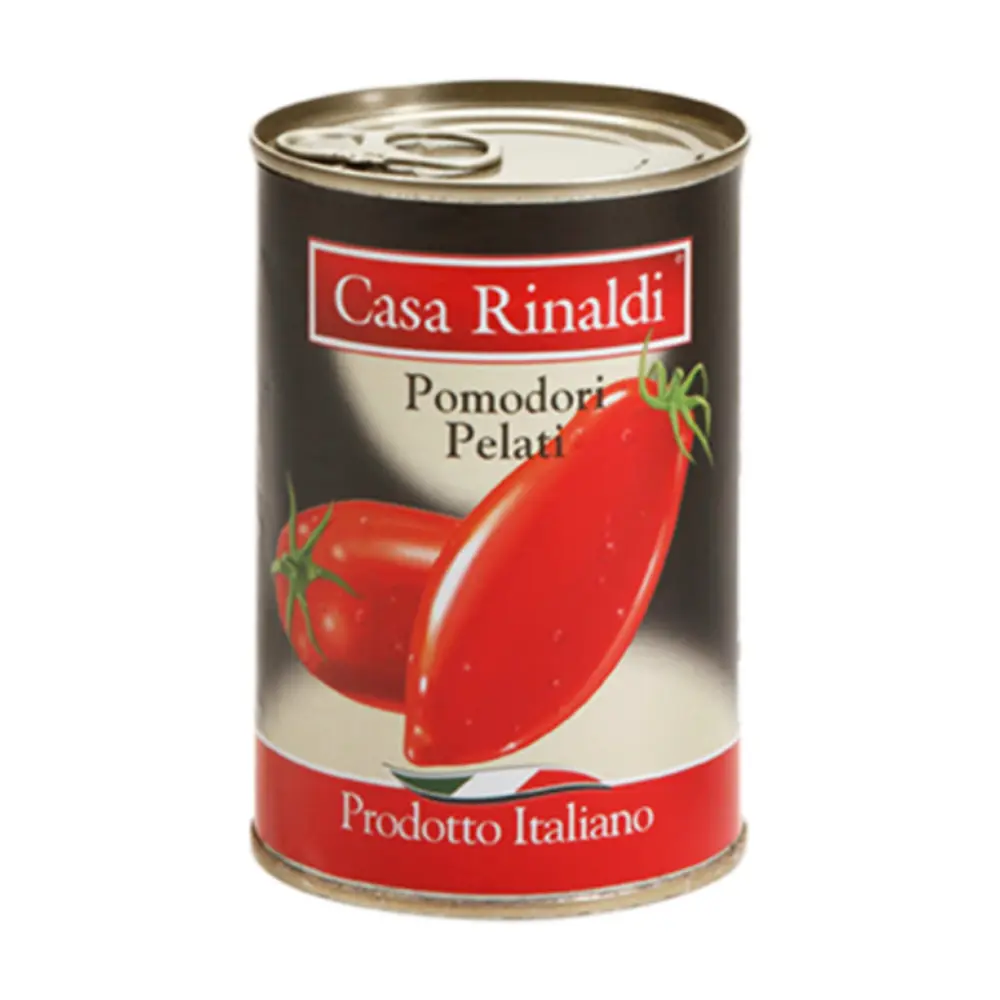 Cà Chua Nguyên Trái Lột Vỏ, Pomodori Pelati, Peeled Tomato (400g) - CASA RINALDI