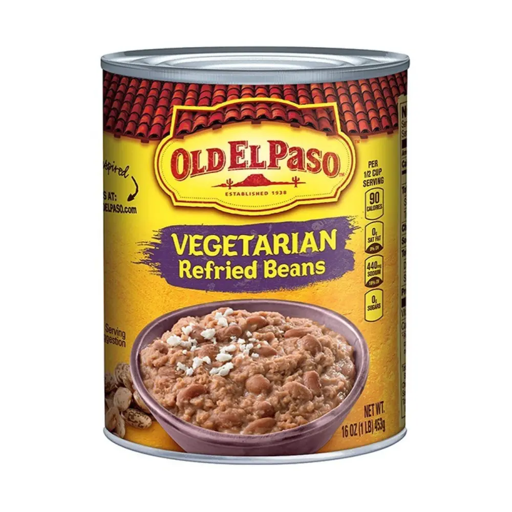 Đậu Nghiền Chay, Vegetarian Refried Beans, 16 oz (453g) - OLD EL PASO