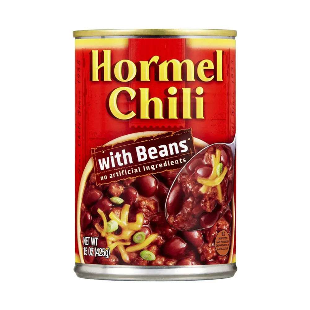 Thịt Hầm Nấu Ớt & Đậu, Hormel Chili with Beans, 15 oz (425g) - HORMEL FOODS