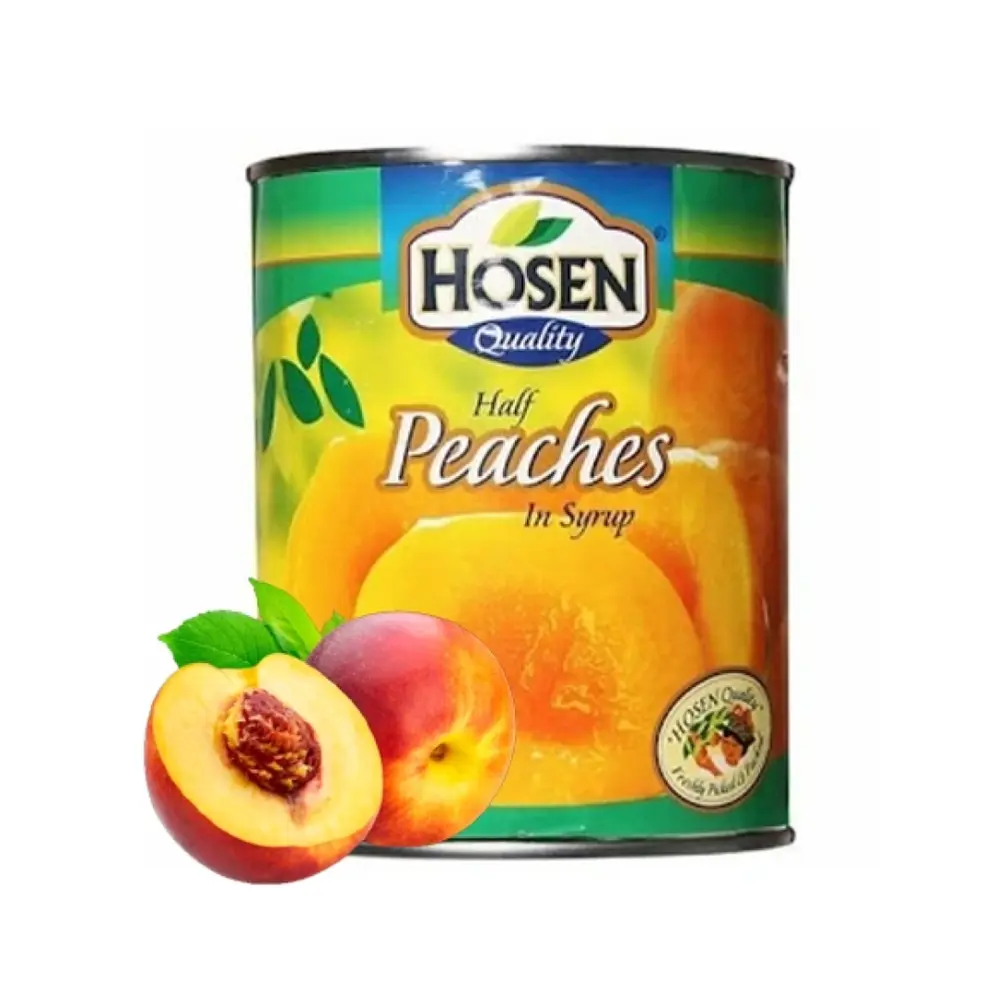 Đào Ngâm Siro, Half Peaches in Syrup (825g) - HOSEN