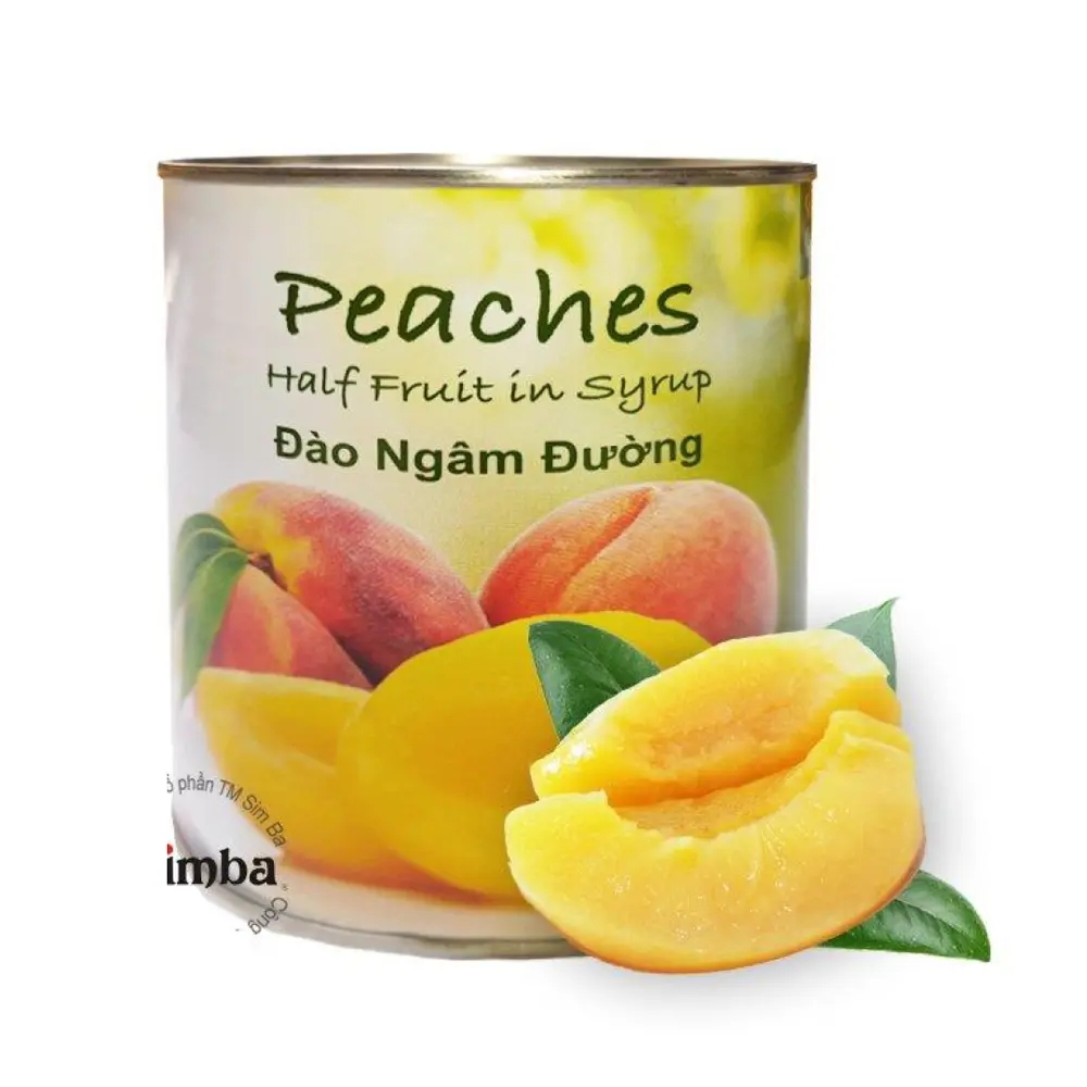Đào Ngâm Đường, Peaches, Half Fruit in Syrup (825g) - SOUTHERN GARDENS