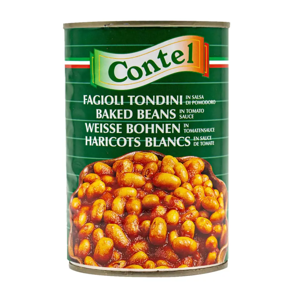 Đậu Trắng Sốt Cà, Baked Beans in Tomato Sauce (400g) - CONTEL