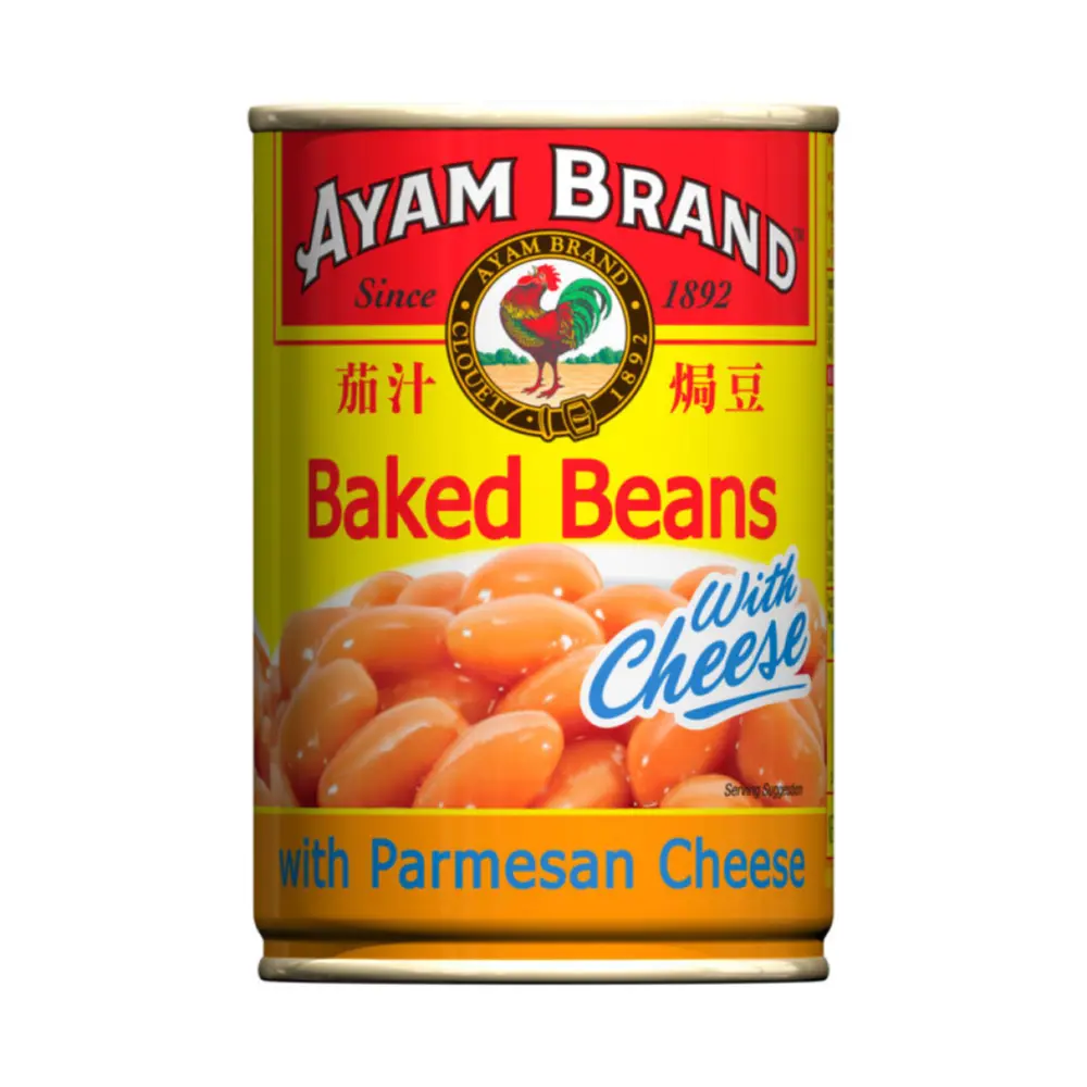 Đậu Sốt Cà Chua & Phô Mai, Baked Beans in Tomato Sauce, with Cheese (425g) - AYAM BRAND