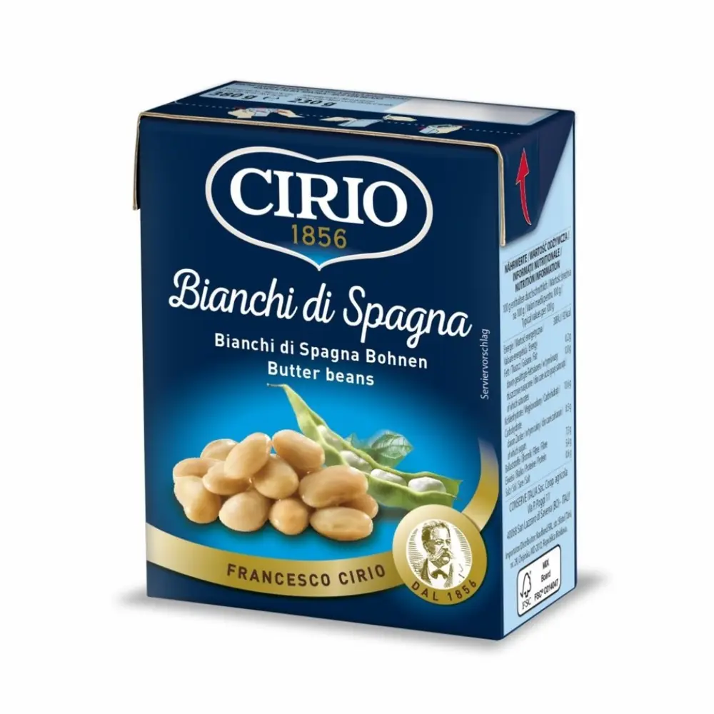 Đậu Bơ, Bianchi di Spagna, Butter Beans (380g) - CIRIO